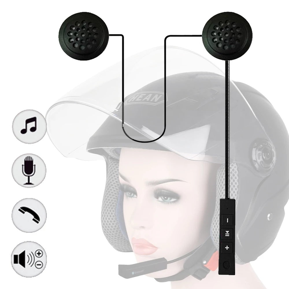 BT8 Motorcycle Helmet Earphone Bluetooth Headset Speaker HiFi Stereo Sound Music Control Headphone for Outdoor Cycling Riding BT8 Motorcycle Helmet Earphone Bluetooth Headset Speaker HiFi Stereo Sound Music Control Headphone for Outdoor Cycling Riding